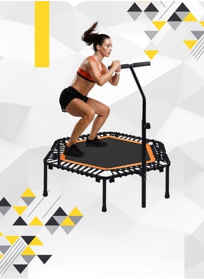 Buy Folding trampoline with strong loading capacity for indoor and outdoor, 44 inch in Saudi Arabia