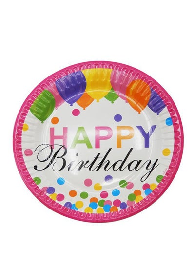 Buy Happy Birthday Paper Plates 9 Inch, Pack of 6, Celebrate with Style and Convenience in UAE