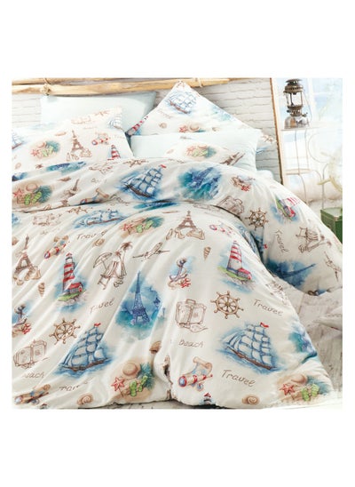 Buy stick Bed sheet Cotton 4 pieces size 180 x 200 cm Model 171 from Family Bed in Egypt