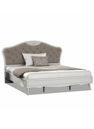 Buy Perla Double Bed 180 cm - Classic Design Combining Elegance and Comfort in Saudi Arabia