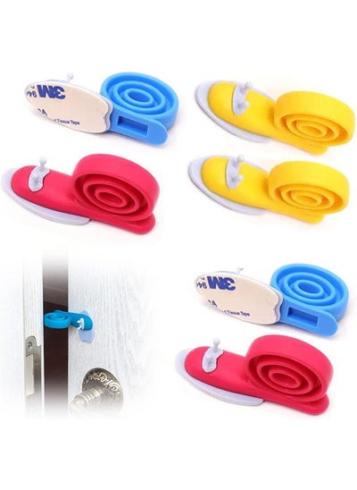 اشتري Door Finger Pinch Guard Protectors, 6PCS Cartoon Baby Proof Doors Extra Soft and Thick Foam Door Slam Stopper, Kids Safety Finger Protectors, Prevent Child or Pet from Getting Locked in Room في السعودية