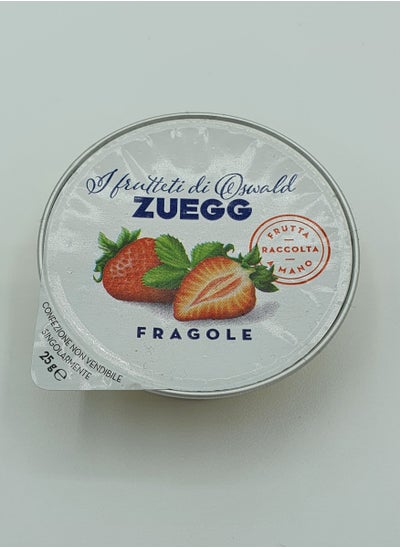 Buy Zuegg Strawberries Extra Jam Single Portions, 25g Perfectly Portioned Italian Juice in UAE