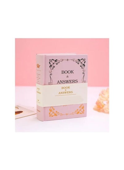 اشتري 1-Piece The Book of Answers,My Life Answer Book Chinese and English Version Diary Note Book,Pink Colour في الامارات