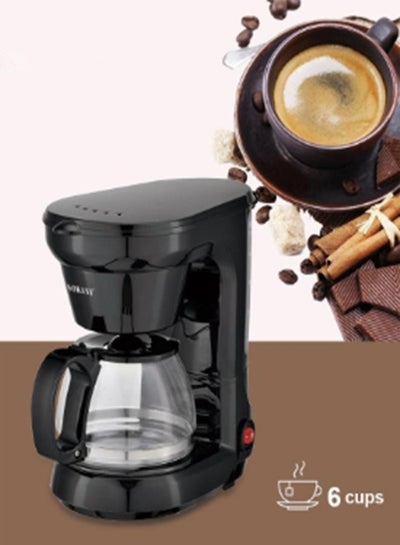 Buy Digital 6 Cup Coffee Maker for Drip Coffee And Espresso With Glass Carafe in UAE