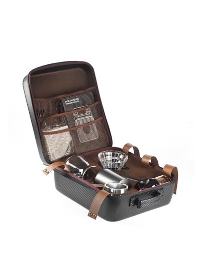 Buy Portable Pour Over Drip Coffee Maker Set Travel Coffee Set with Travel Case in Saudi Arabia