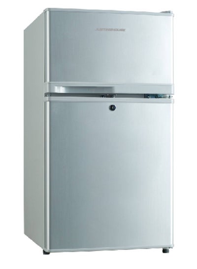 Buy Two-door Refrigerator, Capacity 80 Liters with a Regulator to control the Refrigerator Temperature - Silver - JSRF-89D in Saudi Arabia