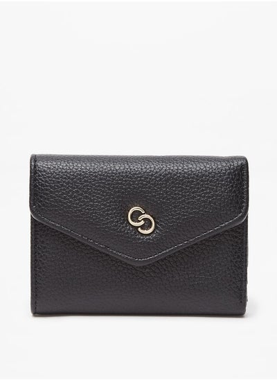 Buy Women's Monogram Bi-Fold Wallet with Magnetic Closure in UAE