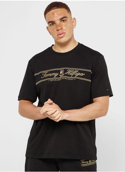 Buy Slogan Crew Neck T-Shirt in UAE