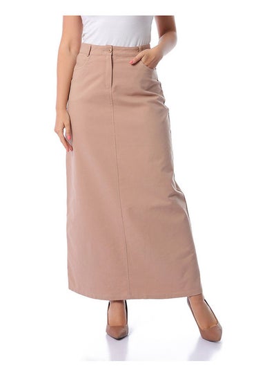Buy ESLA Long Skirt Light Beige in Egypt