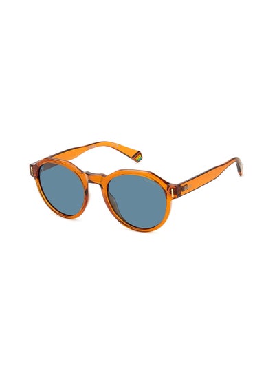 Buy Unisex Polarized Round Sunglasses - Pld 6207/S Orange Millimeter - Lens Size: 52 Mm in UAE