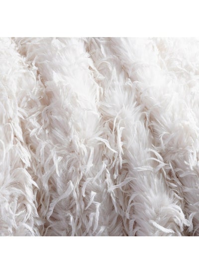 اشتري Merion Mangolian Faux Fur Blanket 150X200Cm - White في الامارات