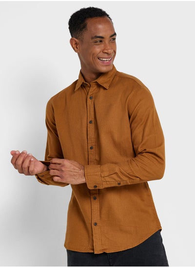 Buy Solid Regular Fit Shirt in UAE