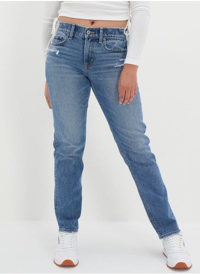 Buy Ripped Wide Leg Jeans in UAE