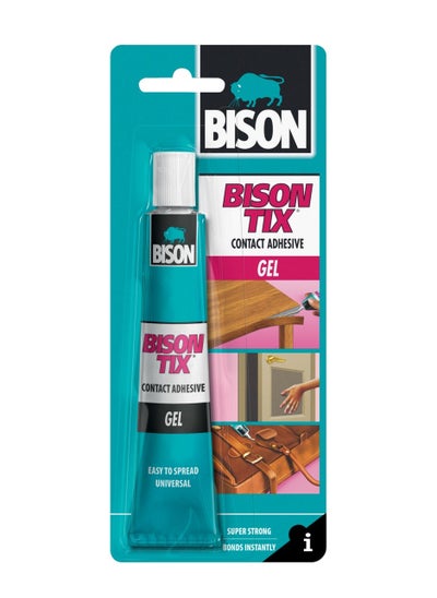 Buy Bison Tix Contact Adhesive Gel 50ml in Saudi Arabia