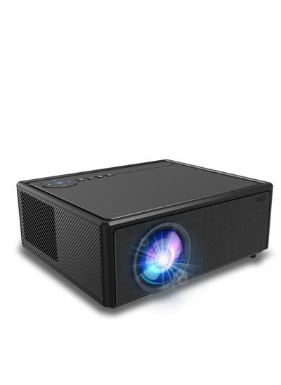 اشتري Projector Smart Led Projector with 4K 8K Support, Android 9.0, Dual 5G+2.4G WiFi, Bluetooth 5.0, Dolby Audio, Auto Focus,12000 Lumens(300 ANSI), 200 inch Screen Projection & Voice Control Remote في الامارات