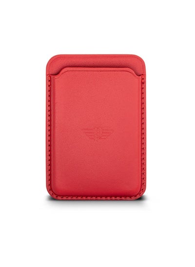 Buy POLICE -Antiquity Vegan Card Holder For Men Red - PELGD2201305 in UAE