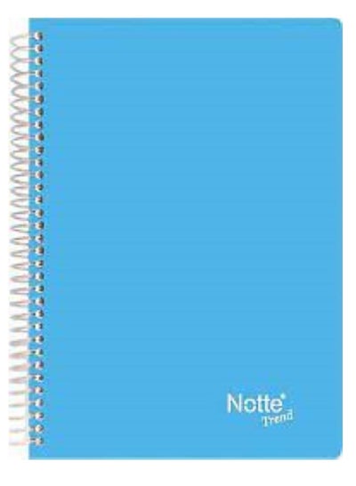 Buy Notte Trend PP Cover Spiral Notebook-200 sheet A4 in Egypt