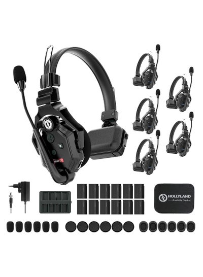 Hollyland Solidcom C1-4S wireless dect intercom system 4 headsets
