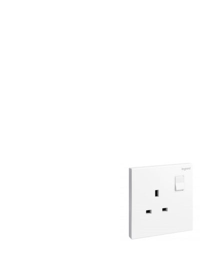 اشتري Legrand 13A Switch Socket 1Gang Galion White في الامارات