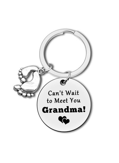 Buy Grandma To Be Gift Keychain New Grandma Gift New Baby Reveal Gift For Grandma Grandmother Announcement Gift Jewelry Grandmother Announcement Gift Baby Pregnancy Announcement Gift For New Grandmother in Saudi Arabia