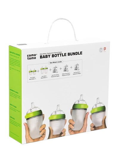 Buy Baby Bottle Bundle, Green, (7 Piece Set) in Saudi Arabia