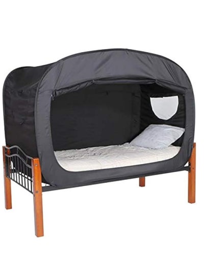 Buy Folding Bed Tent Portable Indoor Outdoor Hiking Travelling Tent Dormitory Bed Privacy Space With Anti-Mosquito Mesh Top Fixed 150*90cm in UAE