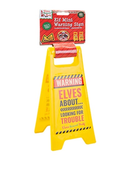 اشتري PMS  ELF SLOGAN 10"X5"PLASTIC A FRAME WARNING SIGN في الامارات