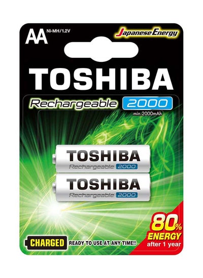 Buy Rechargeable 1000 MAH AA 2 Pieces in UAE