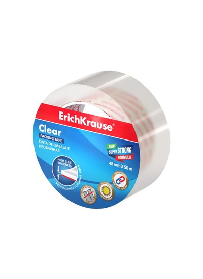 Buy Packing tape Clear, transparent, 48mmx50m (shrink 1 pcs) in UAE