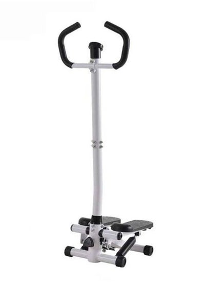 Buy Mini Hydraulic Home Sports Step Fitness Stepper, with Two Handles, Exercise Machine for intensive full body work in UAE