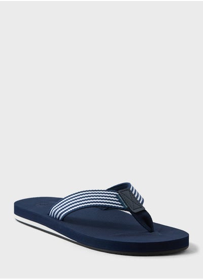 اشتري Striped Thong Flip Flop في السعودية