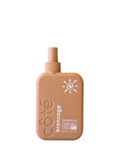 Buy Cote Bronzage Tanning Oil spf 15 Cacao 300 ML in Egypt