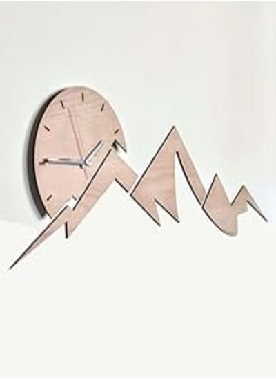 اشتري Large Mountain Wall Clock 40 cm في مصر