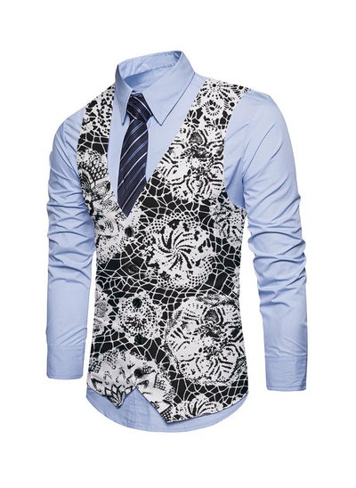 Buy New Fashionable Personalized Printed Men's Suit Vest in UAE