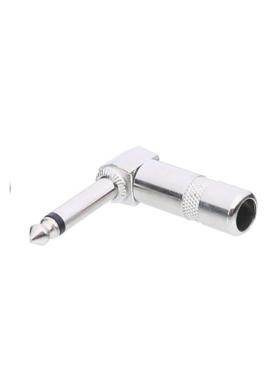 Buy Keendex 1990 6.3 mm Right Angle Jack Plug Connector - Silver in Egypt