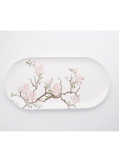 Buy Bright Designs Melamine Serving Platter 
Set of 2 (L 52cm W 26cm) Cherry Blossom in Egypt