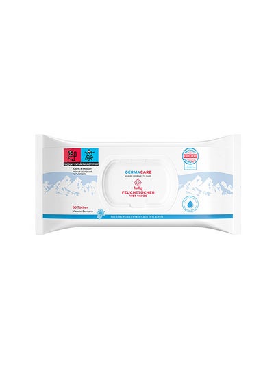 اشتري 60- Pieces Baby Wet Wipes في السعودية