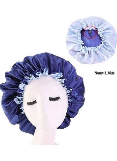 اشتري Women's Adjustable Reversible Satin Bonnet - Soft Double Sided Sleep Cap, Protects Natural Hair, Assorted Colors في الامارات