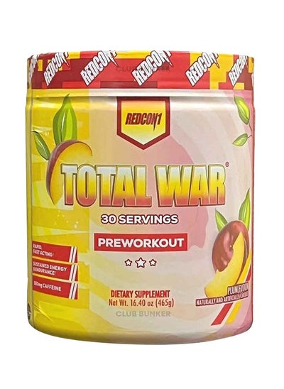 Buy Total War Pre Workout Plum Fusion 30 Servings 465 in UAE