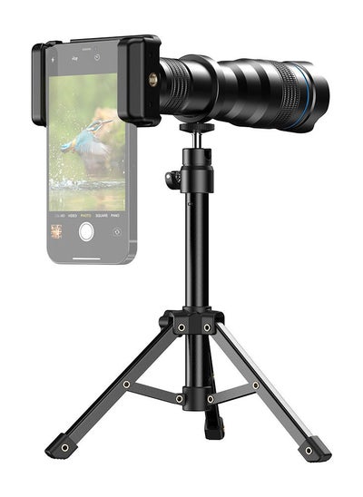 اشتري Mobile Phone 36X Telephoto Lens Kit with Metal Tripod Universal Phone Clip Lens Bag for Hiking Camping Wildlife Observation Moon Sports Game Concert Watching Compatible with iPhone 14/13/12/11 Huawei في السعودية