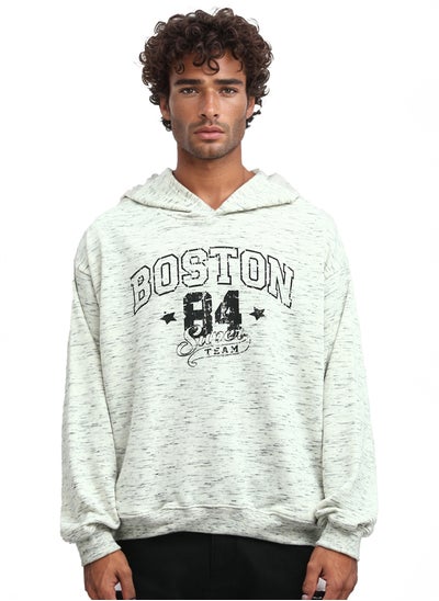 اشتري Heather Light Grey Slip On Hoodie Shirt في مصر