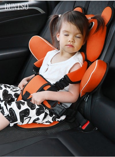 Buy Portable Child Car Safety Chair Safety Seat with Neck Pillow and Safety Belt for Kids in UAE