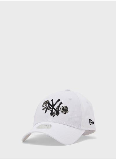 Buy 9Forty New York Yankees Floral Metallic Cap in UAE