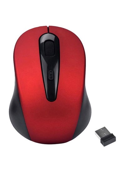 Buy Triple Key Wireless Mouse With USB Receiver Red/Black in Saudi Arabia