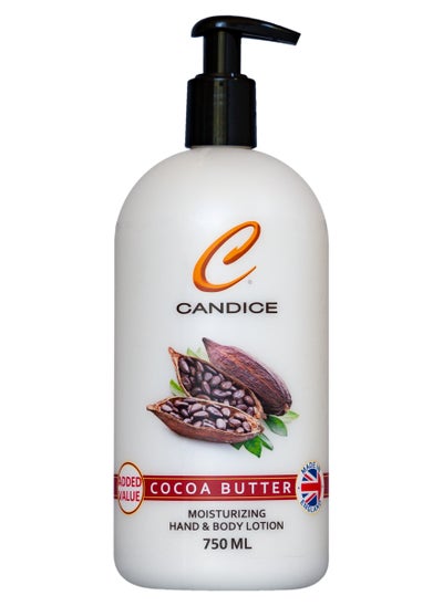 Buy Candice Hand & Body Lotions COCOA BUTTER 750ml in Saudi Arabia