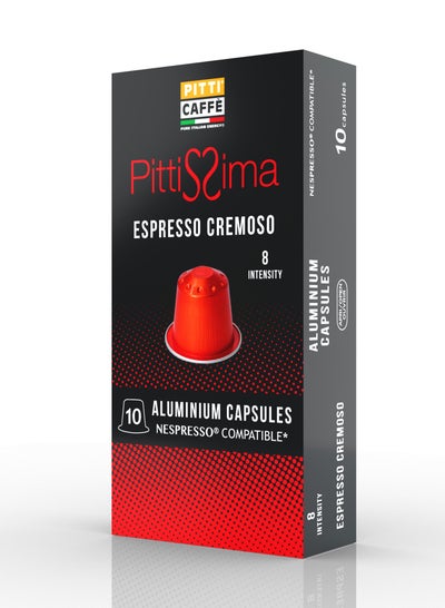 اشتري بيتيسيما كريموسو اسبريسو - 10 كبسولات من الألومنيوم متوافقة مع نسبريسو في الامارات