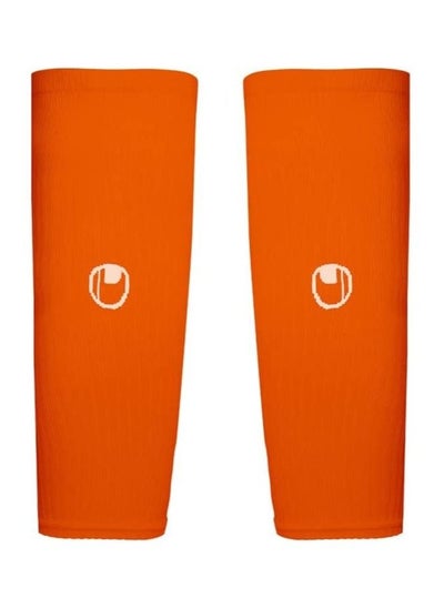 Buy uhlsport Shin Guard Socks, Foam With High Impact Absorption For Football Maximum Flexibility Rib Design At The Calf Slime Fit in UAE