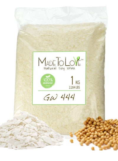 Buy Made To Love™ 444 Natural Soy Wax | Natural Soy Wax Flakes for Candle Making and DIY Projects | All-Natural | Paraffin-Free | Candle Making Supplies in UAE