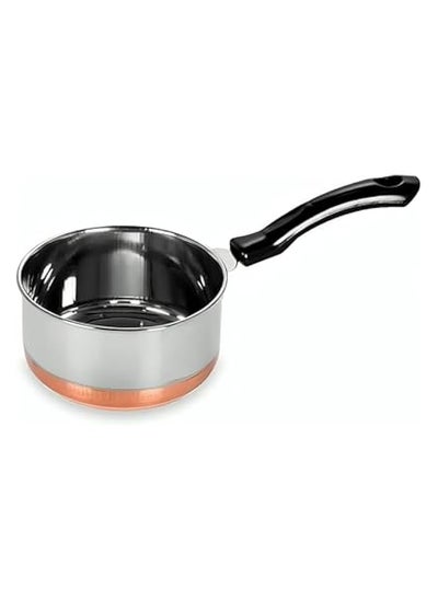 Buy Stainless Steel with Copper Base Saucepan, Saucepan with Comfortable handle 2000ml (19cm) in UAE