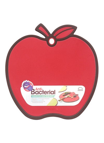 Buy Anti Bacterial Cutting Board Apple Red in UAE